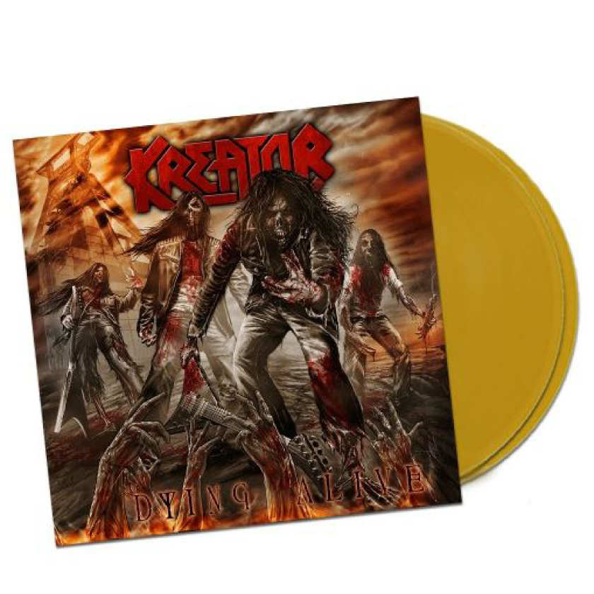 dying alive dark yellow napalm records 1