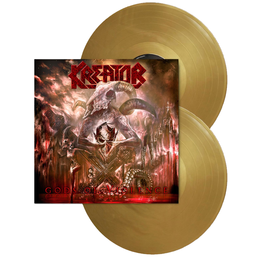 gods of violence gold vinyl limited edition 300 copies kreator terrorshop